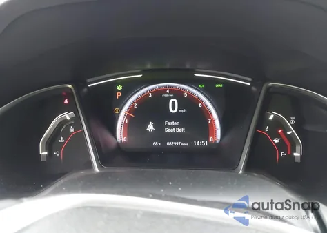 2019 Honda Civic Sport z USA, uszkodzony, nr VIN 19XFC2F85KE014139